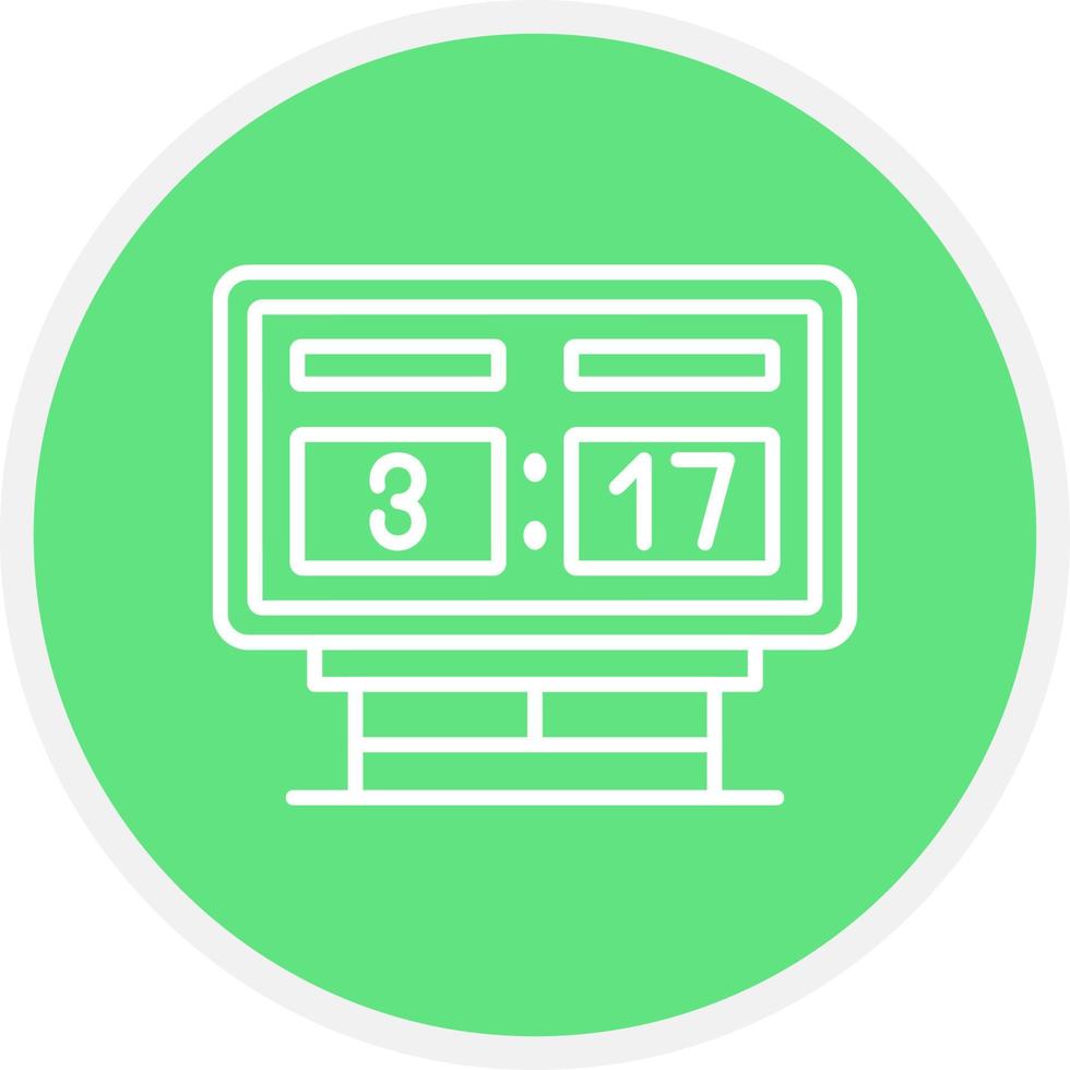 Scoreboard Creative Icon Design vector