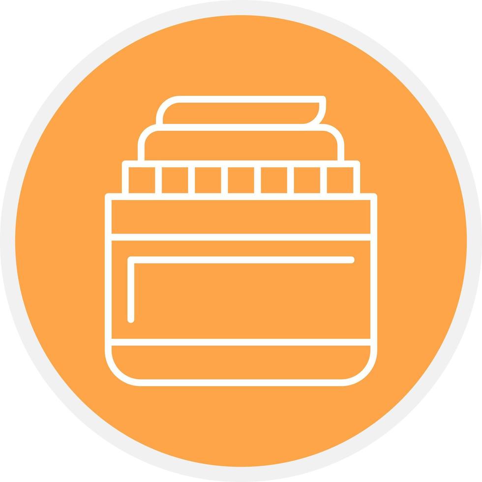 Cream Creative Icon Design vector