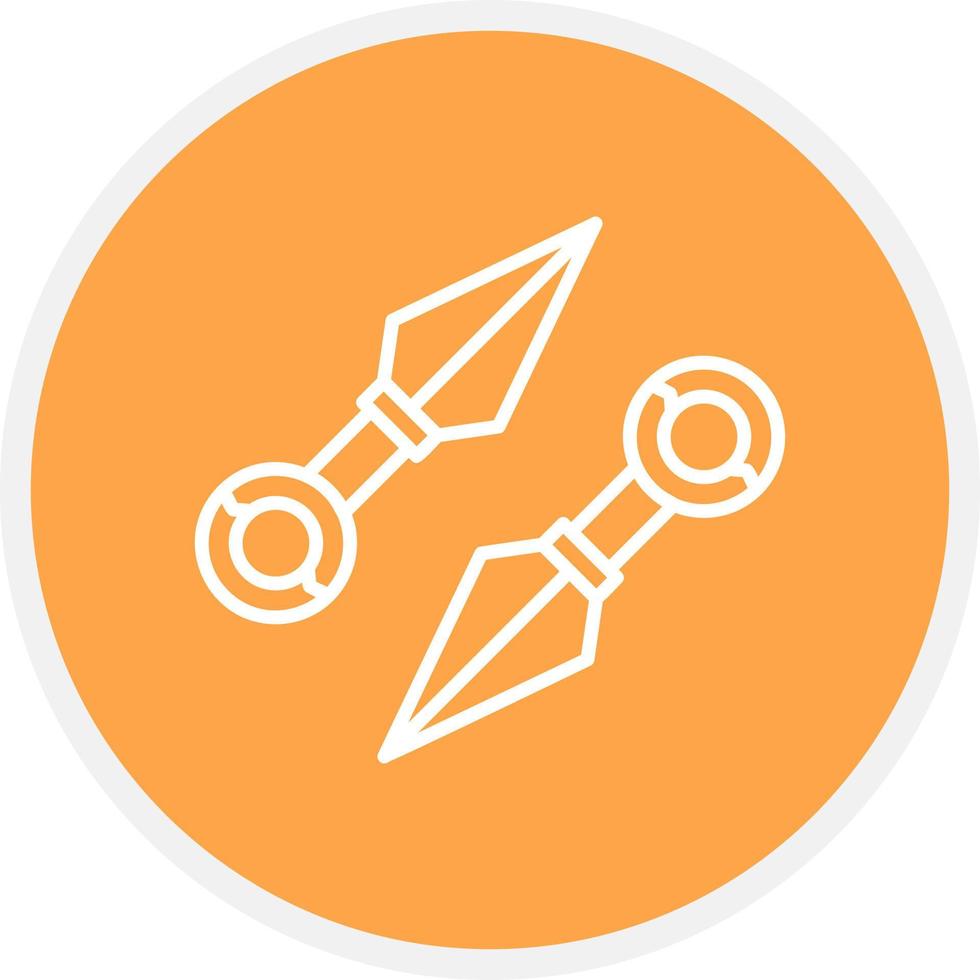Kunai Creative Icon Design vector