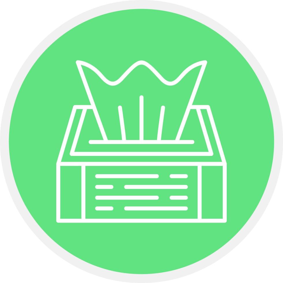 Tissue Box Creative Icon Design vector