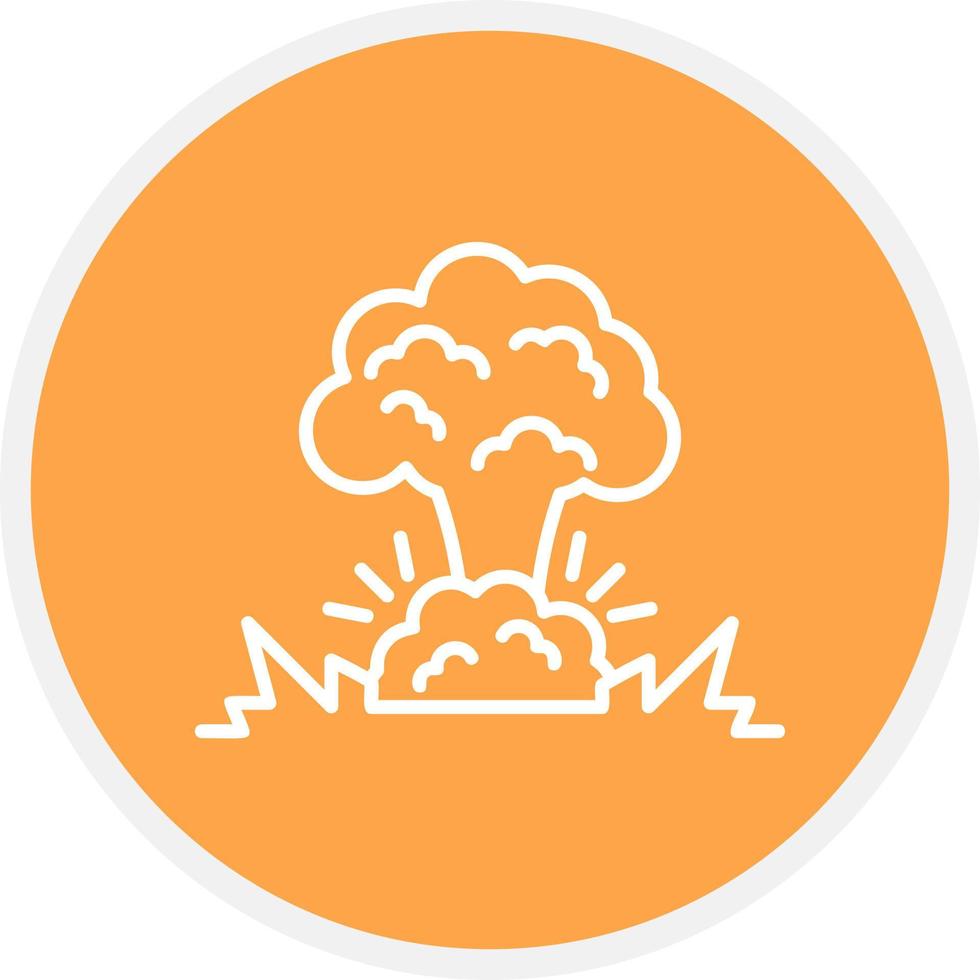 Explosion Creative Icon Design vector