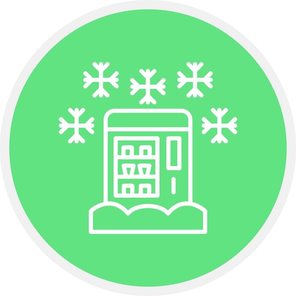 Vending Machine Creative Icon Design vector