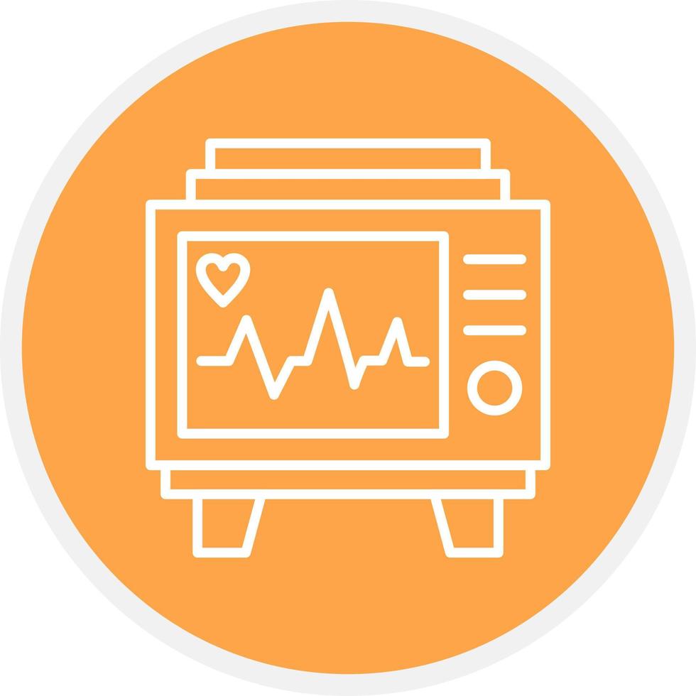 Cardiogram Creative Icon Design vector