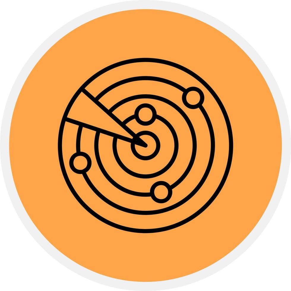 Radar Creative Icon Design vector