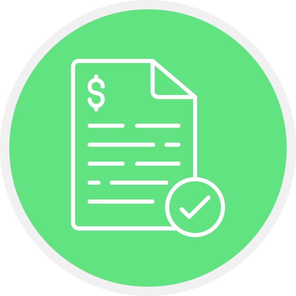 Bill Creative Icon Design vector