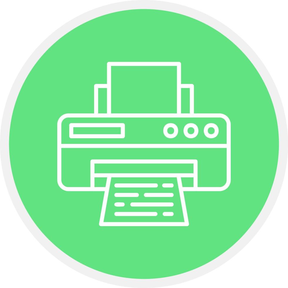 Printer Creative Icon Design vector