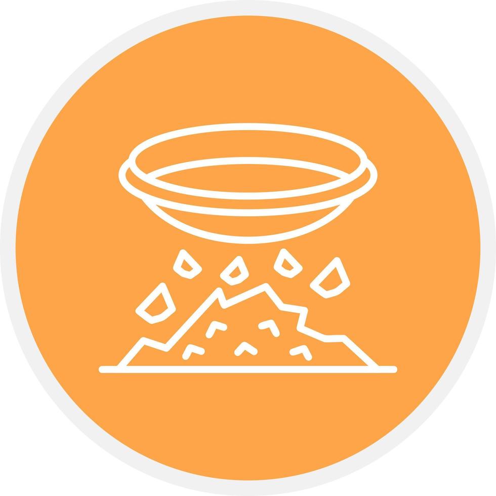 Panning Creative Icon Design vector