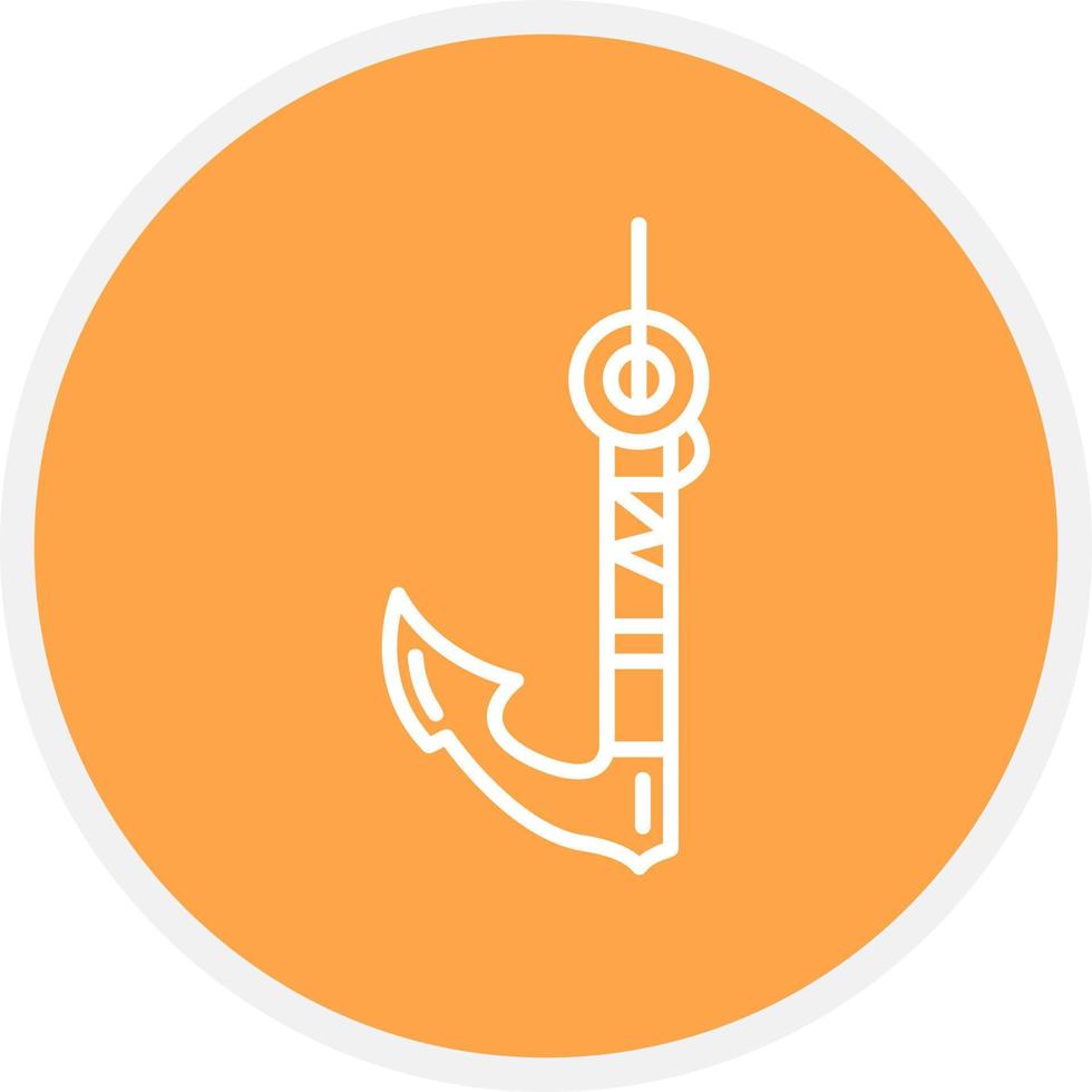 Hook Creative Icon Design vector