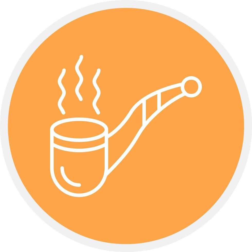 Pipe Cigar Creative Icon Design vector