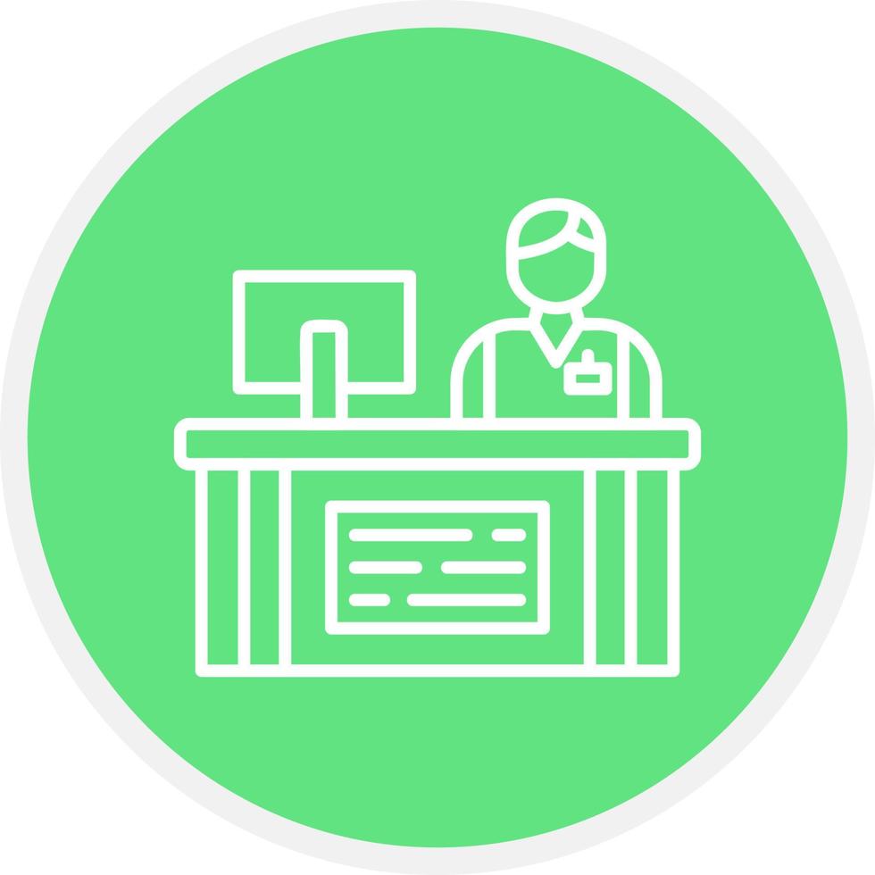 Cashier Creative Icon Design vector