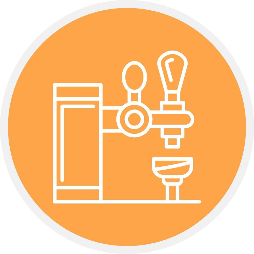 Bar Tap Creative Icon Design vector