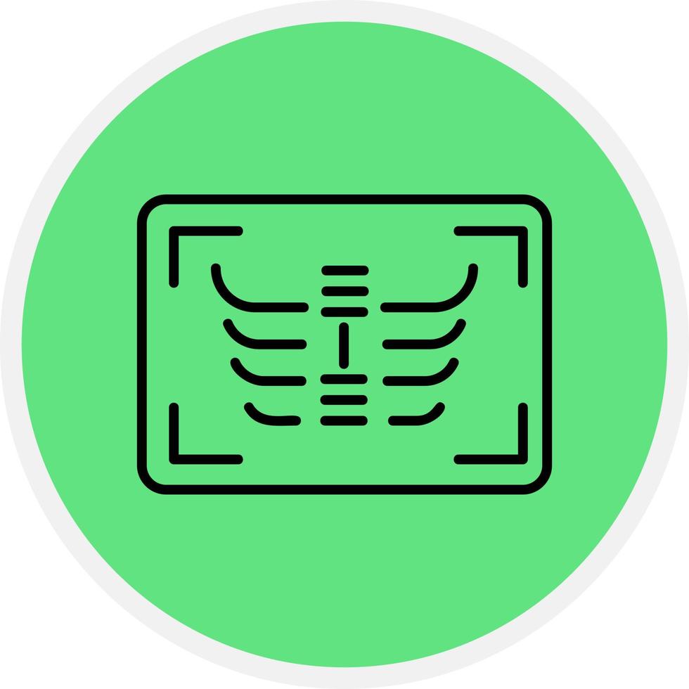 X Ray Creative Icon Design vector