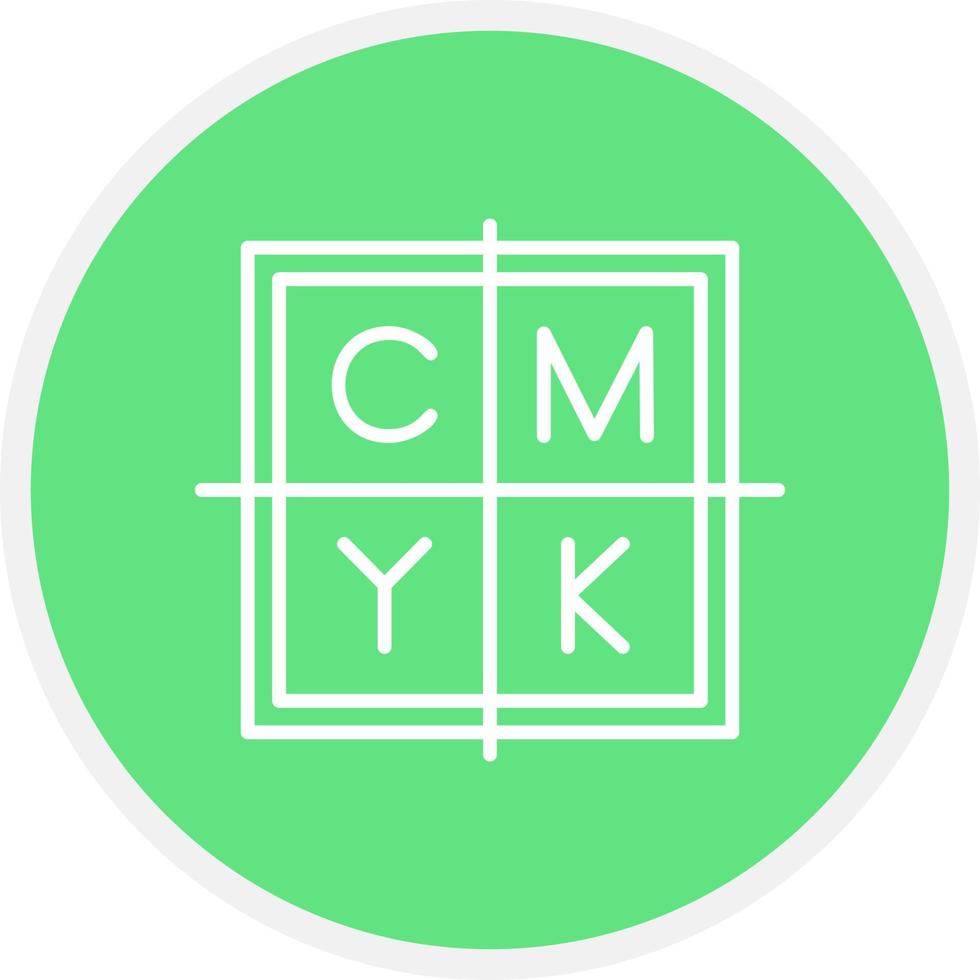 Cmyk Creative Icon Design vector