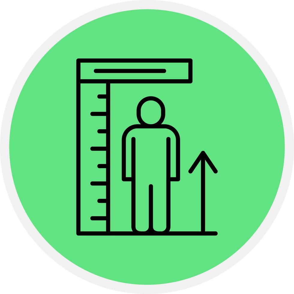 Height Creative Icon Design vector