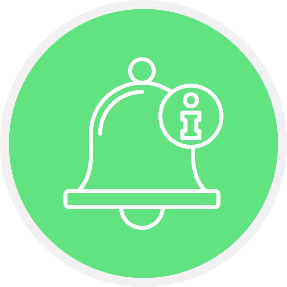 Notification Bell Creative Icon Design vector