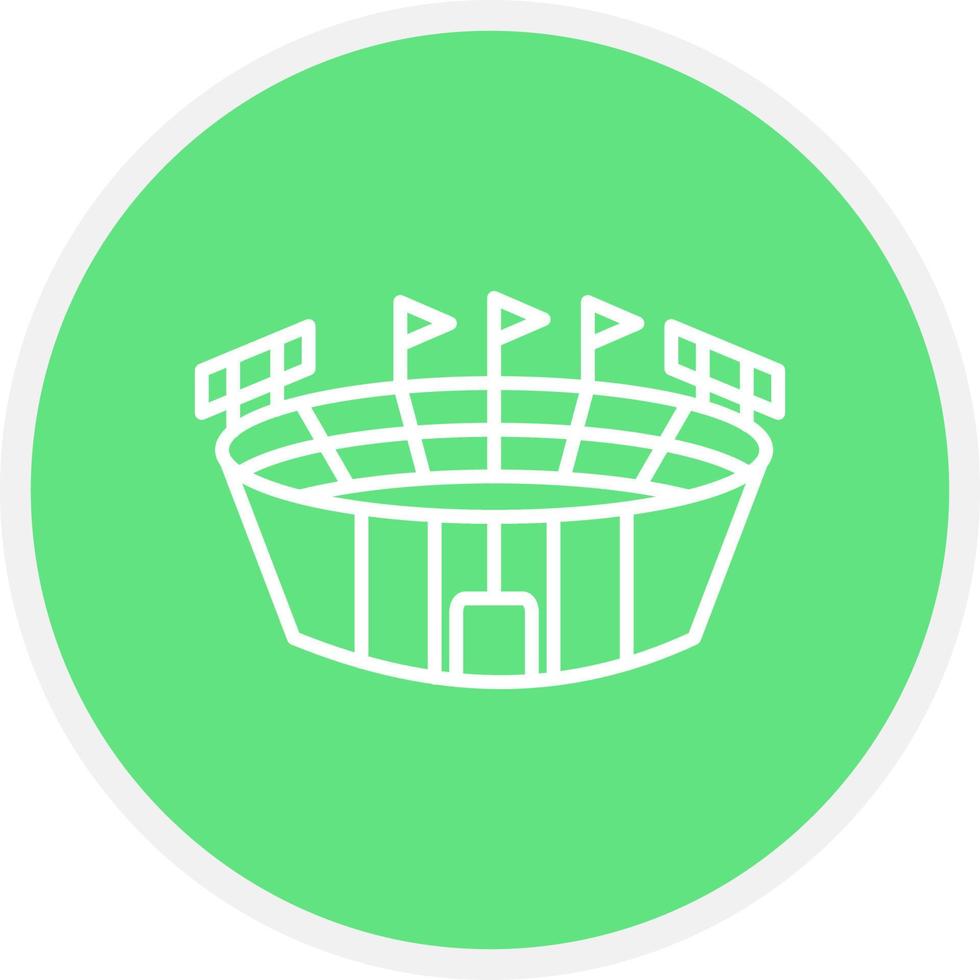Stadium Creative Icon Design vector