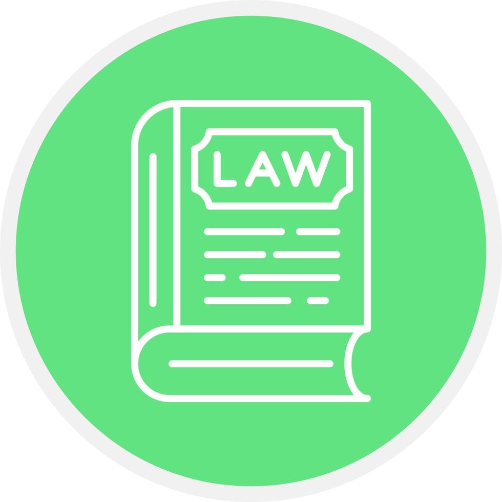 Law Book Creative Icon Design vector