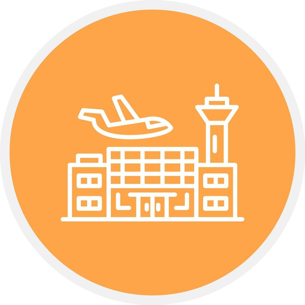 Airport Creative Icon Design vector