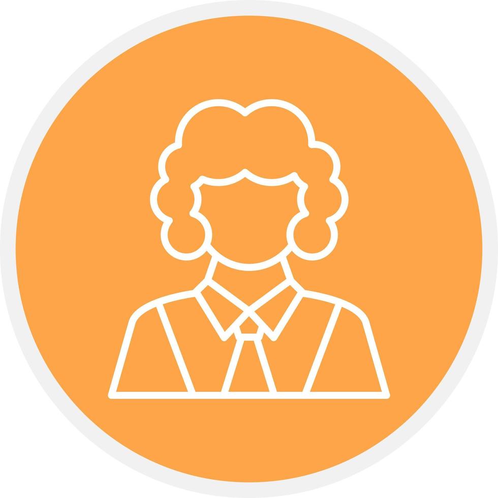 Judge Creative Icon Design vector