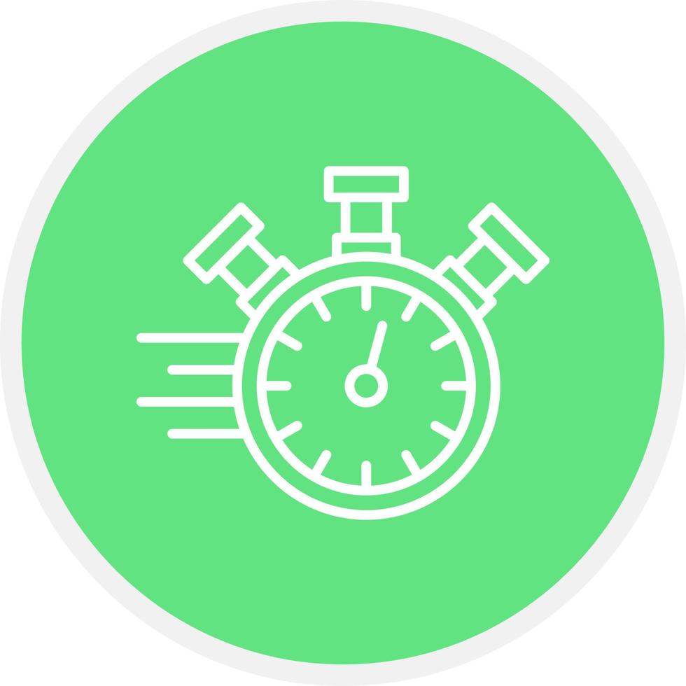Stopwatch Creative Icon Design vector