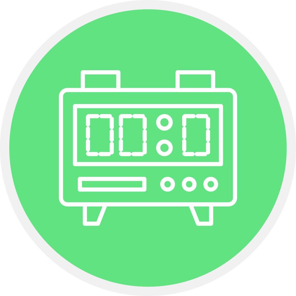 Digital Stopwatch Creative Icon Design vector