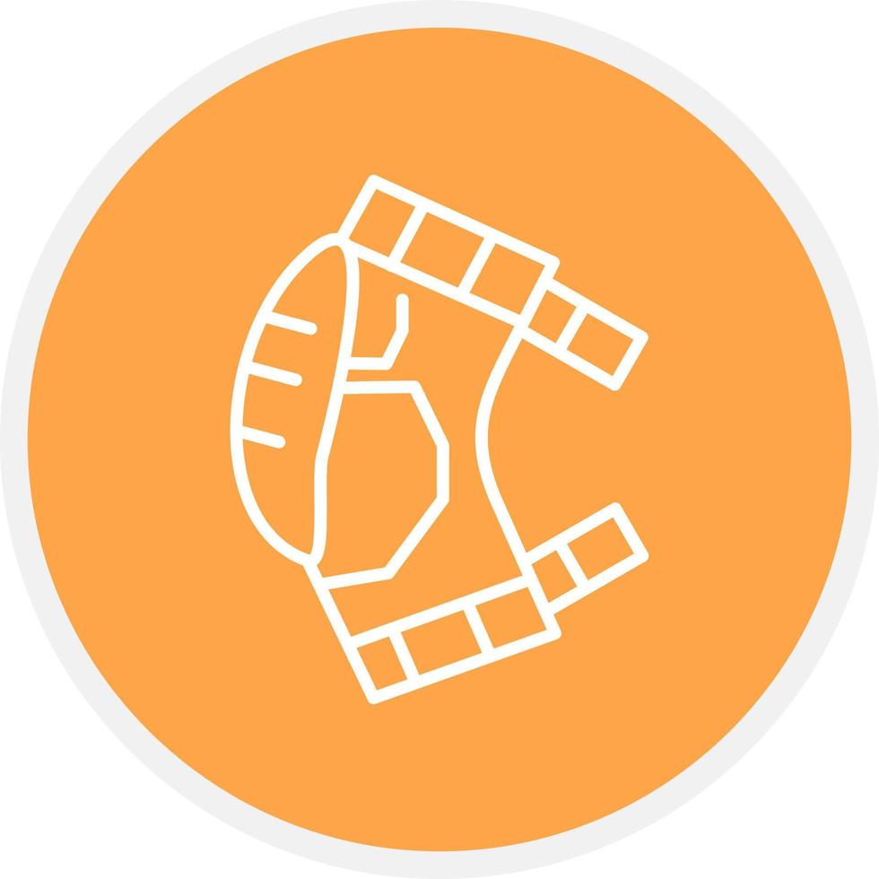 Kneepad Creative Icon Design vector