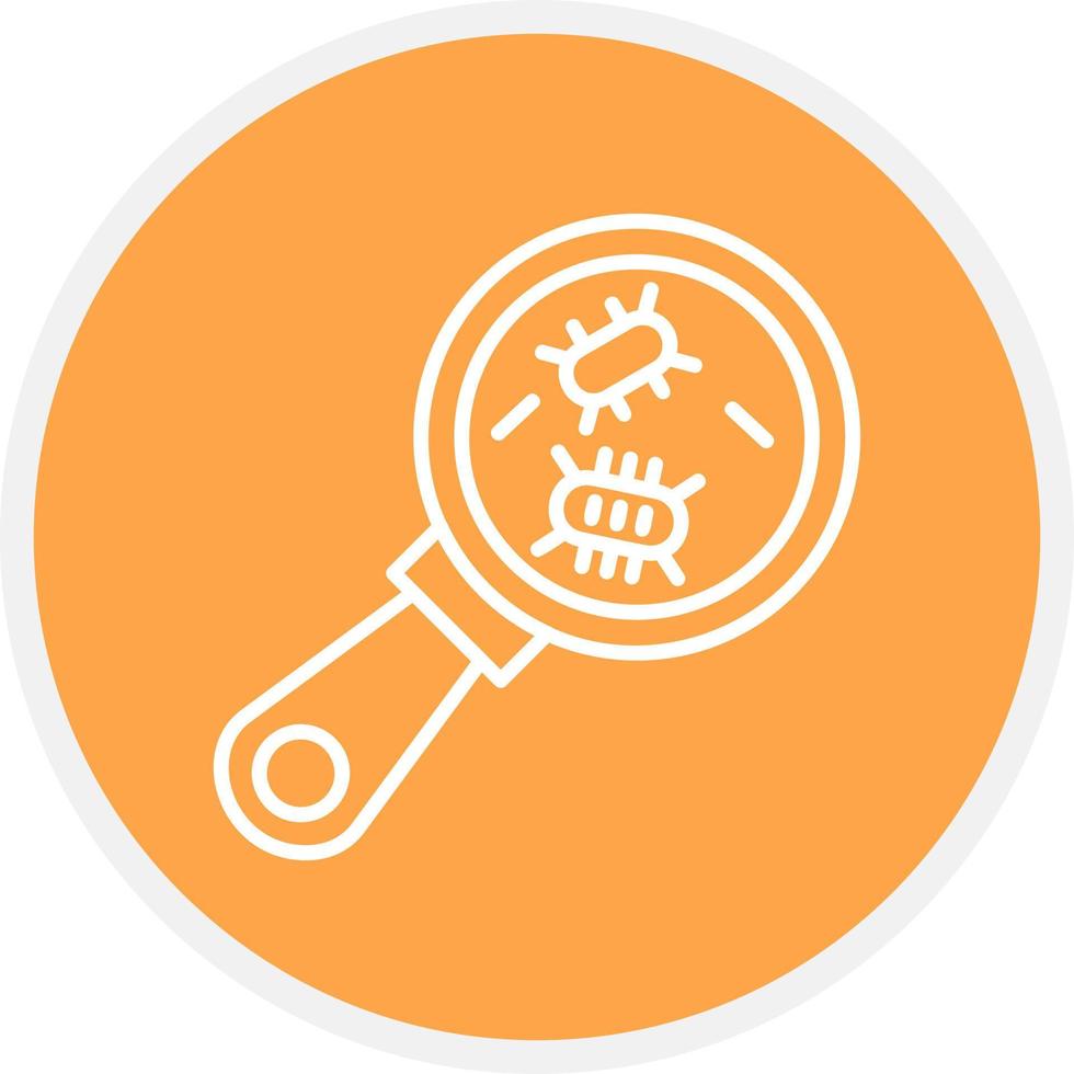 Microbiology Creative Icon Design vector