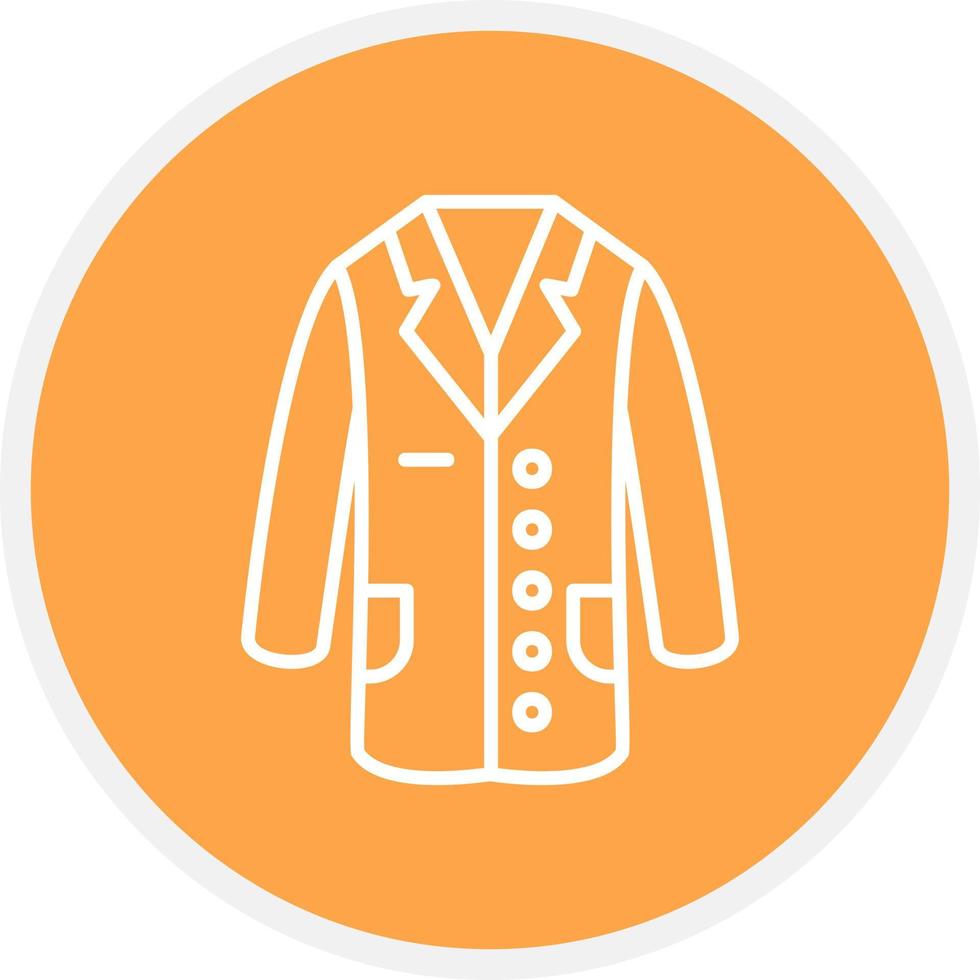 Lab Coat Creative Icon Design vector