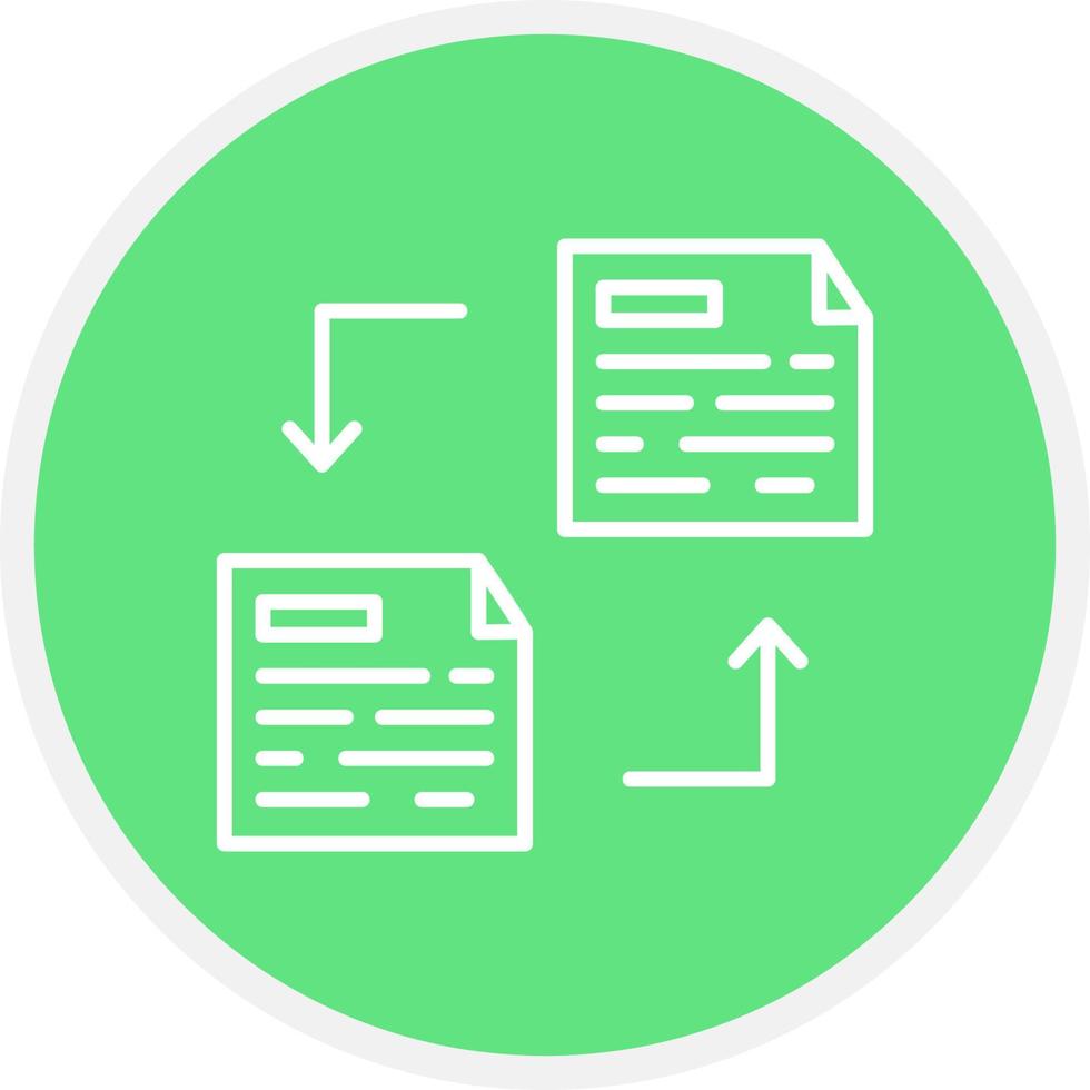 File Transfer Creative Icon Design vector