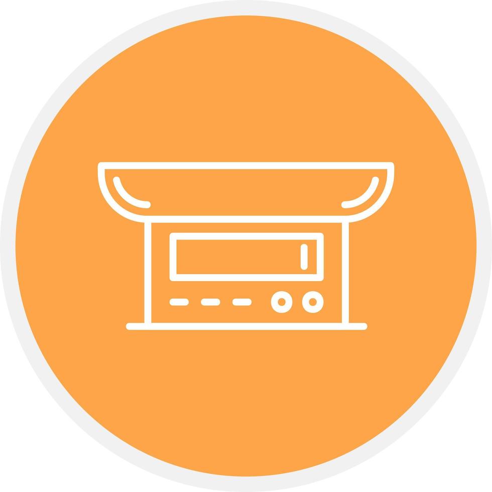 Baby Weight Creative Icon Design vector