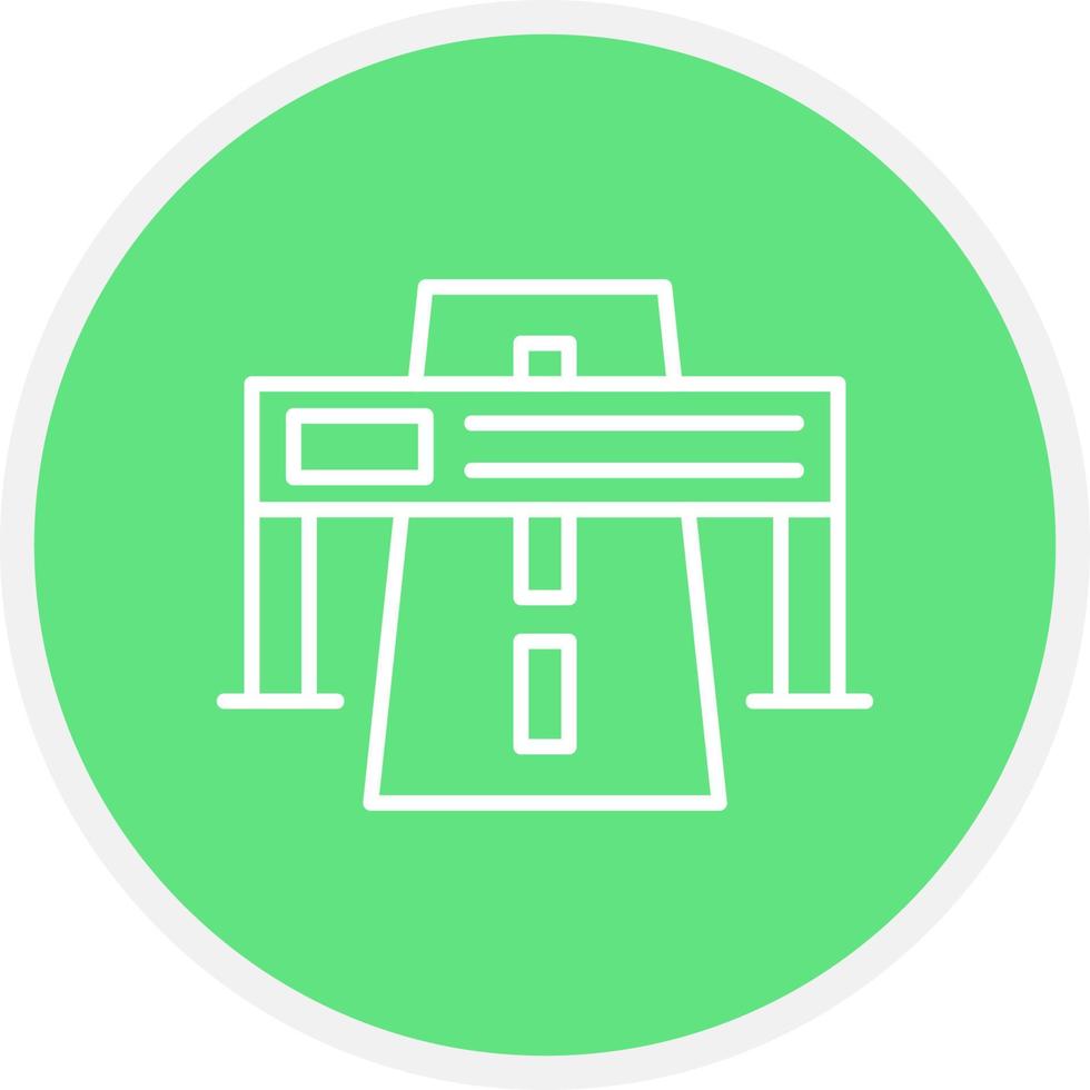 Motorway Creative Icon Design vector