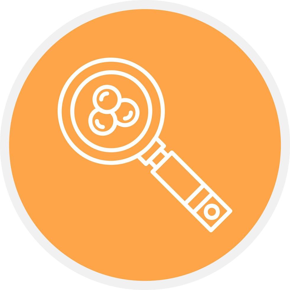 Magnifying Glass Creative Icon Design vector