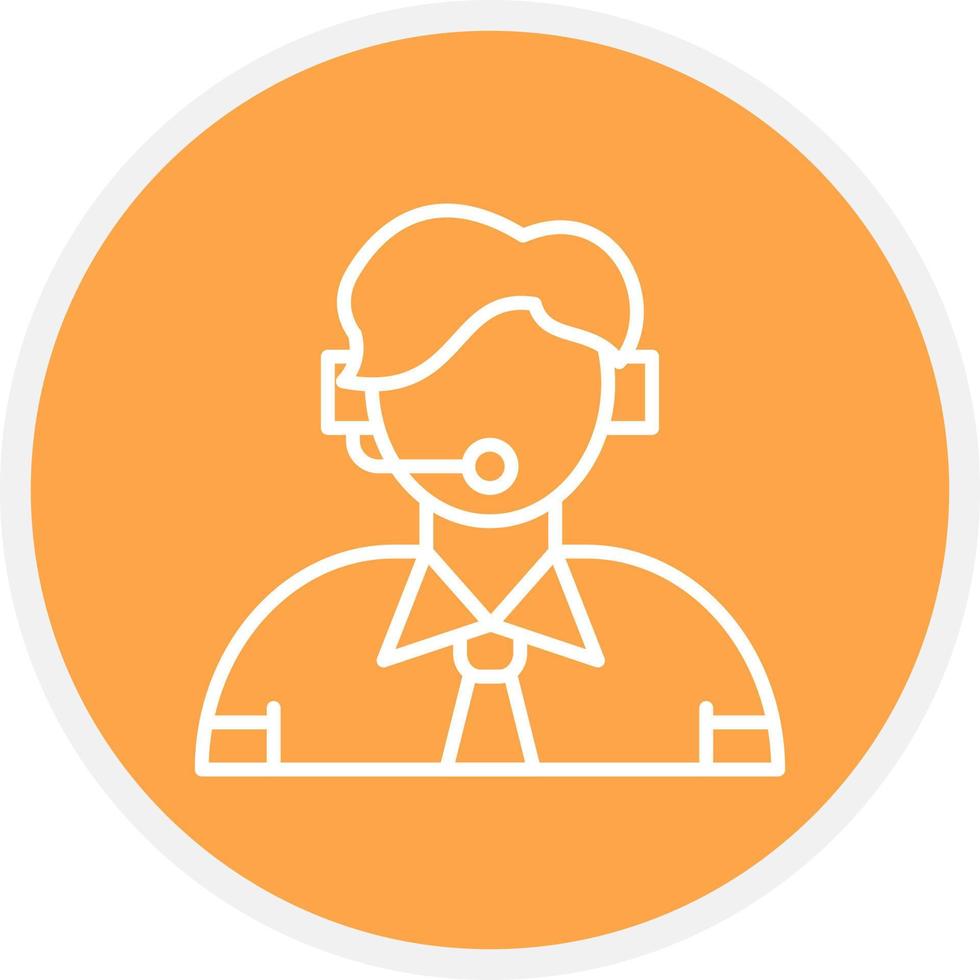 Operator Creative Icon Design vector
