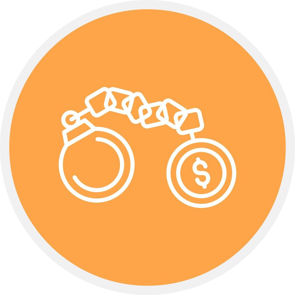 Debt Creative Icon Design vector