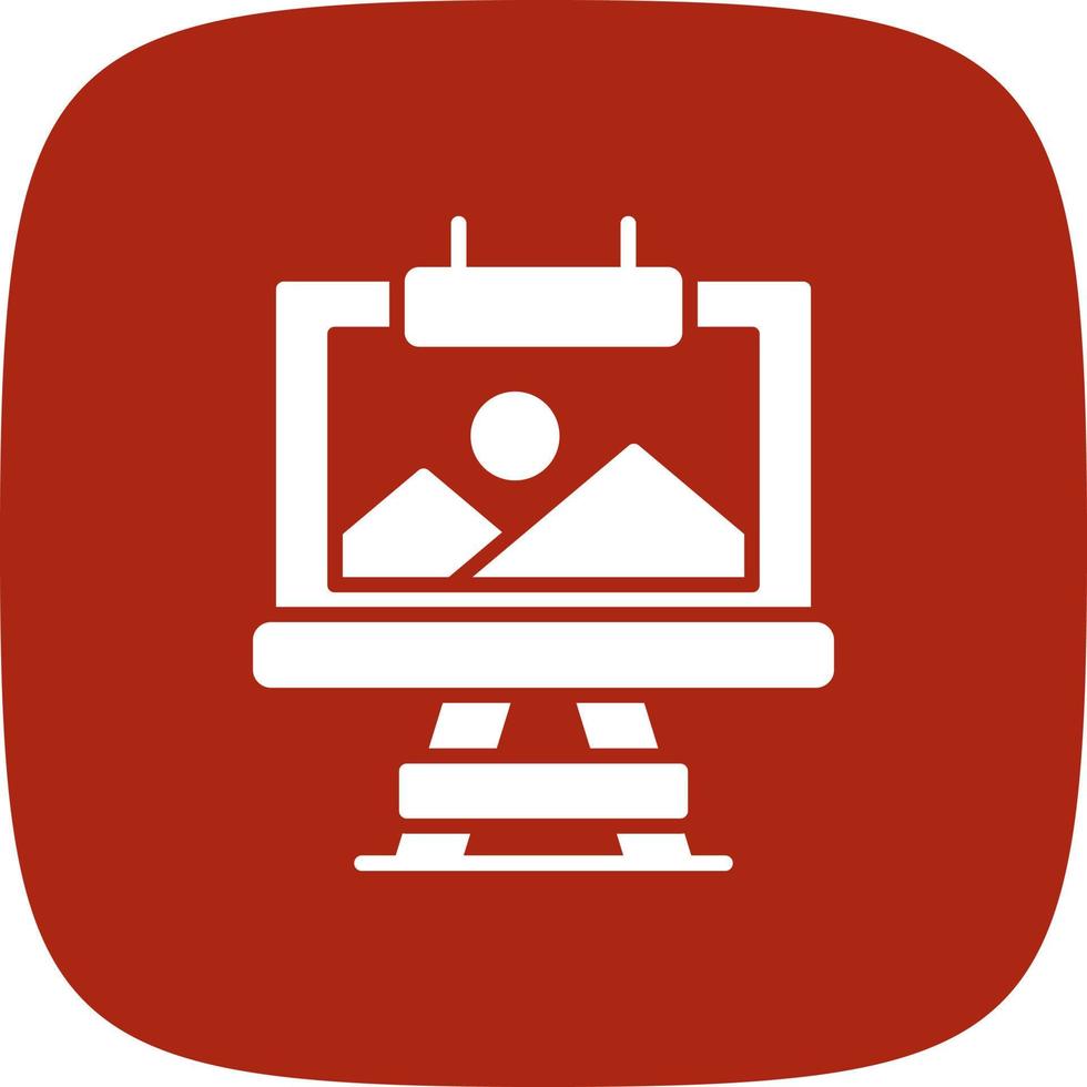 Canvas Creative Icon Design vector