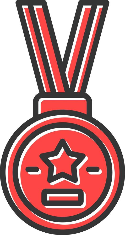 diseño de icono creativo de medalla vector