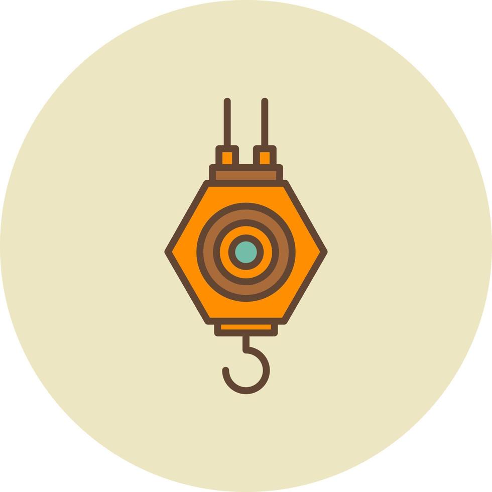 Pulley Creative Icon Design vector