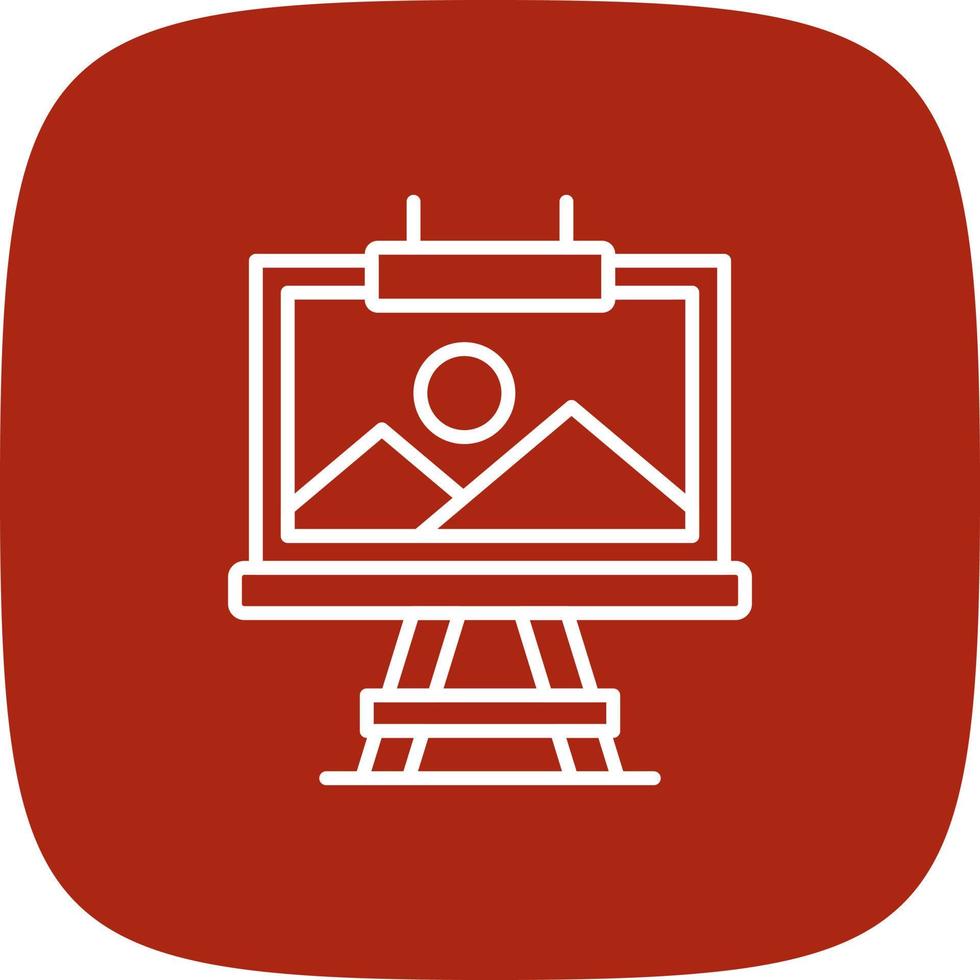 Canvas Creative Icon Design vector