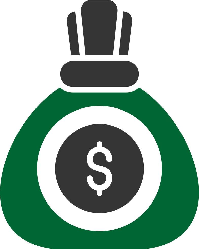 Money Bag Creative Icon Design vector