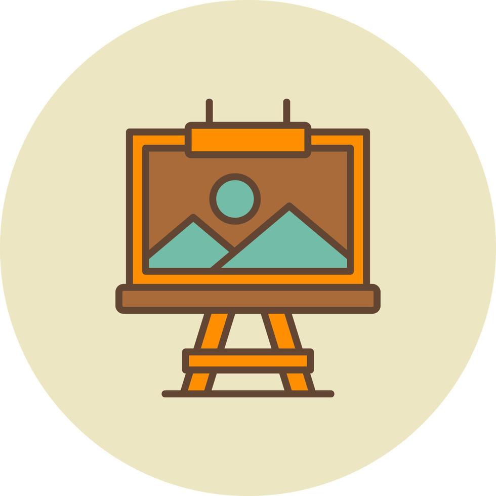 Canvas Creative Icon Design vector