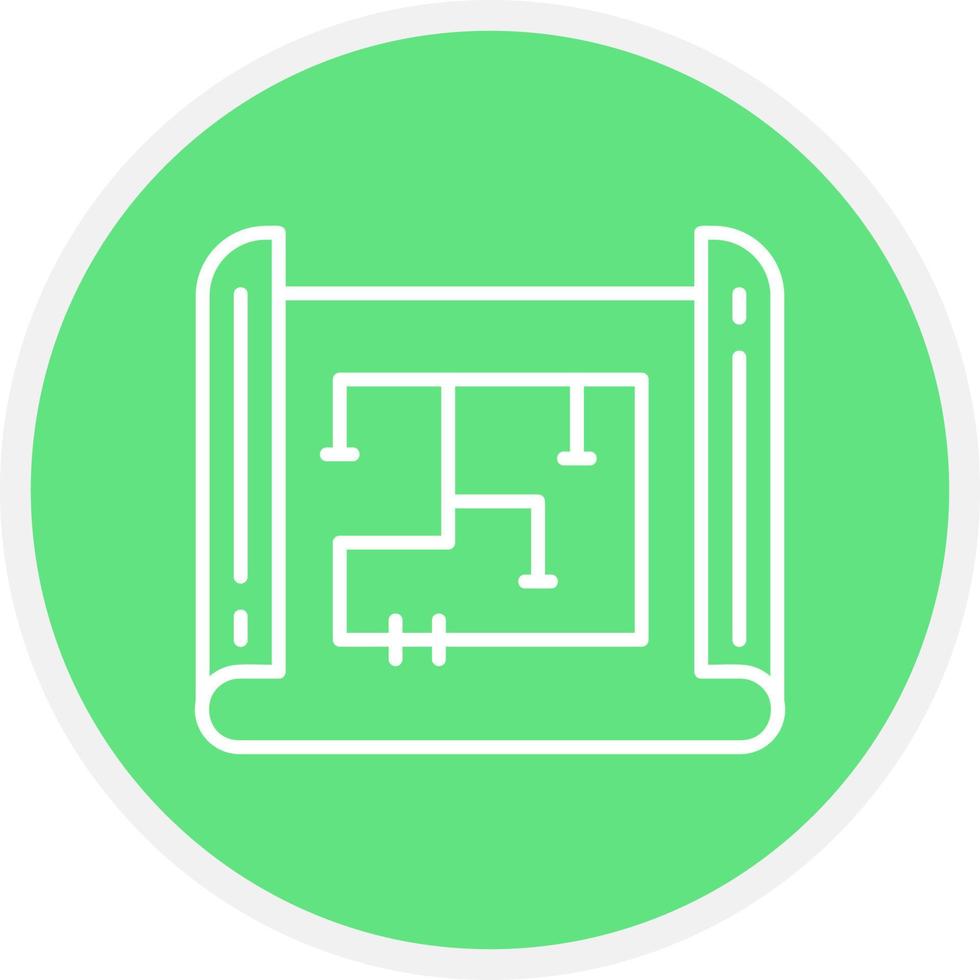 Blueprint Creative Icon Design vector
