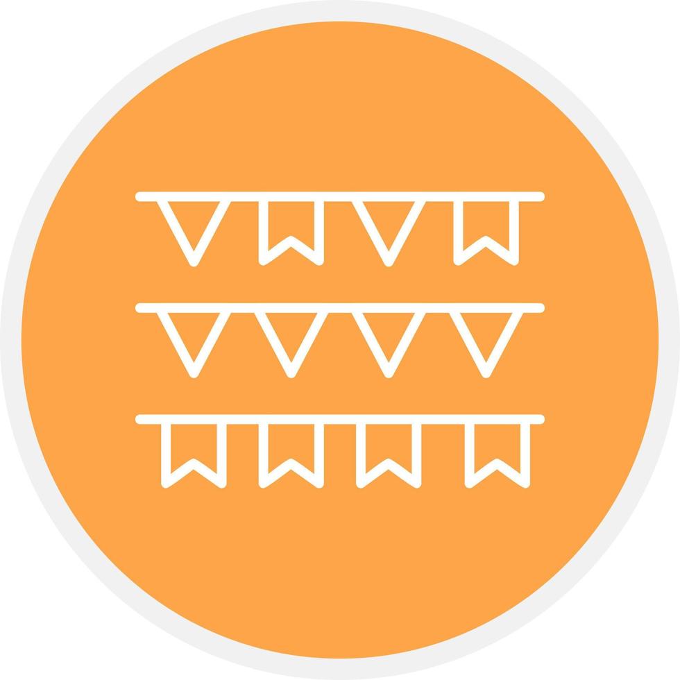 Pennant Creative Icon Design vector