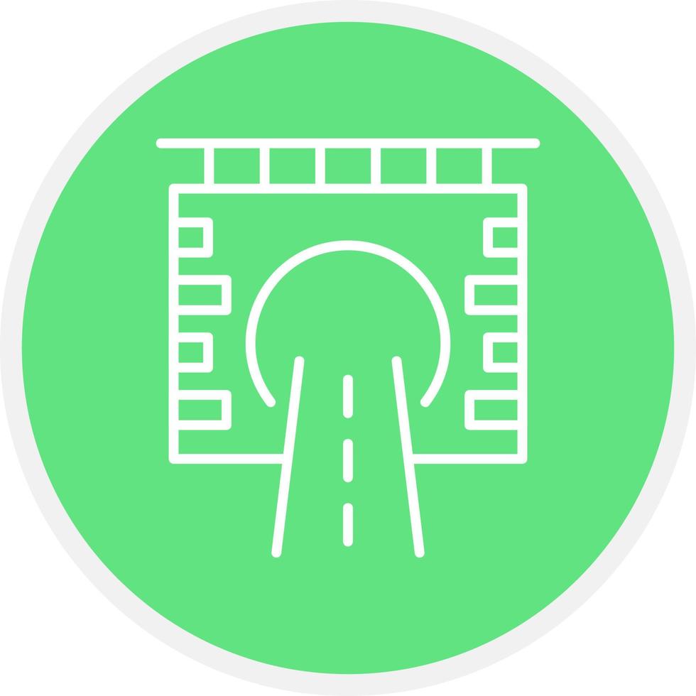 Tunnel Creative Icon Design vector