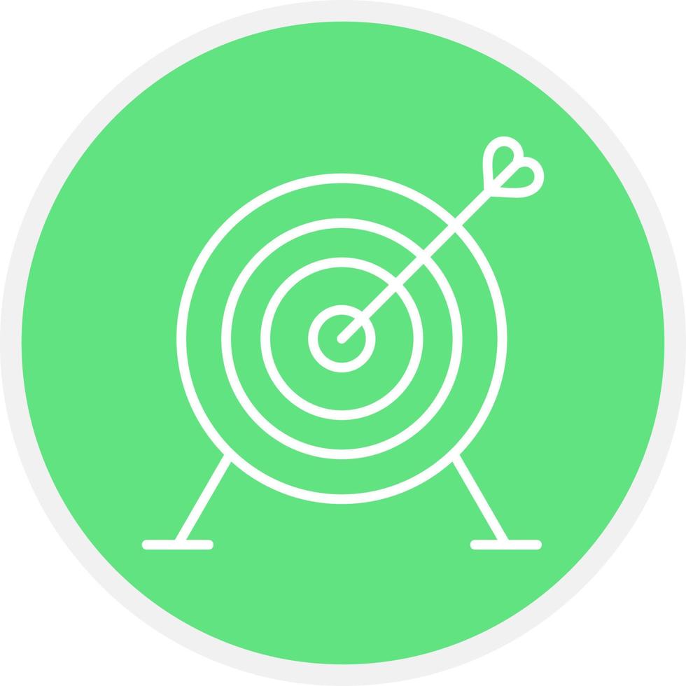 Dartboard Creative Icon Design vector