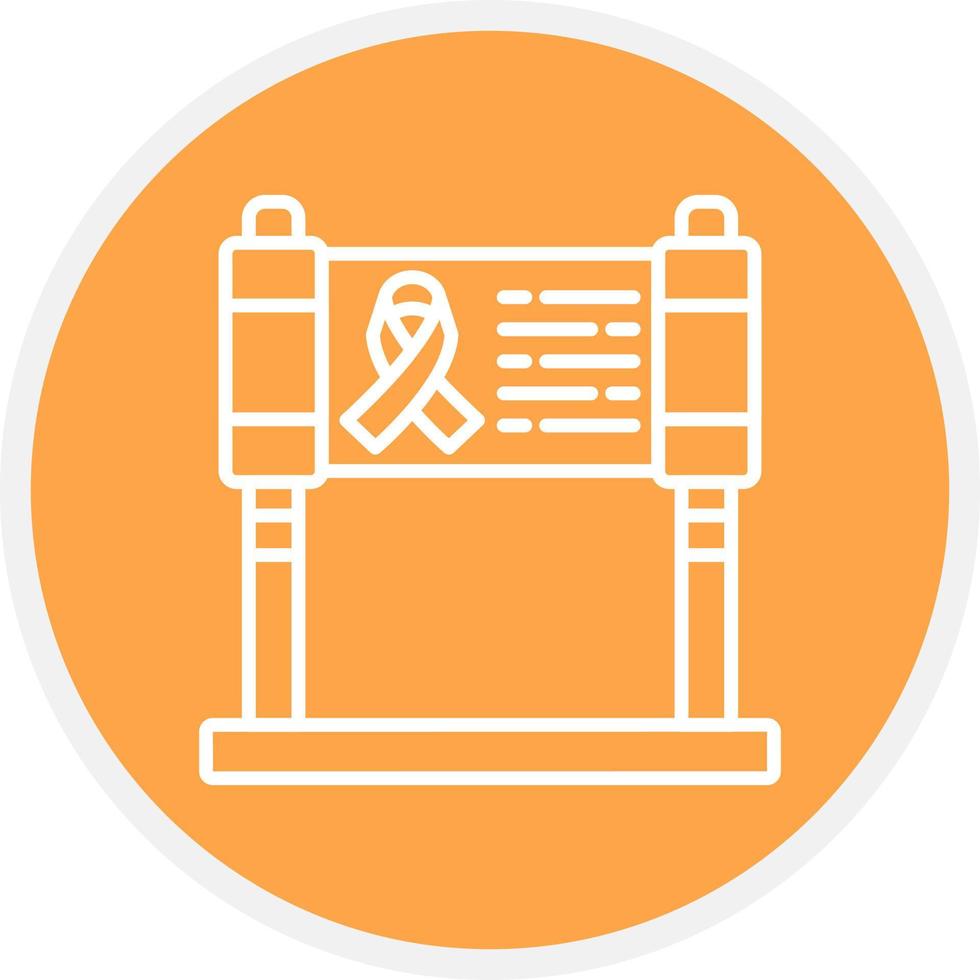 Awareness Day Creative Icon Design vector