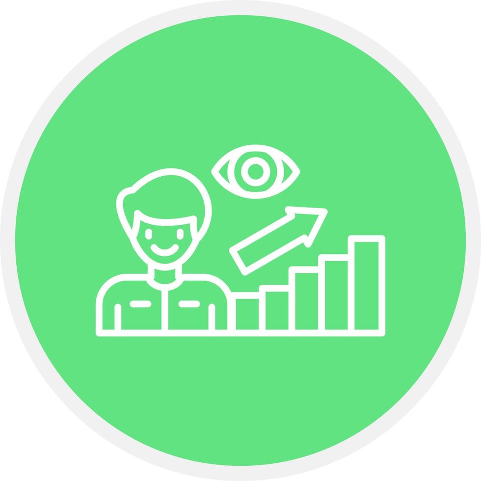 Vision Creative Icon Design vector