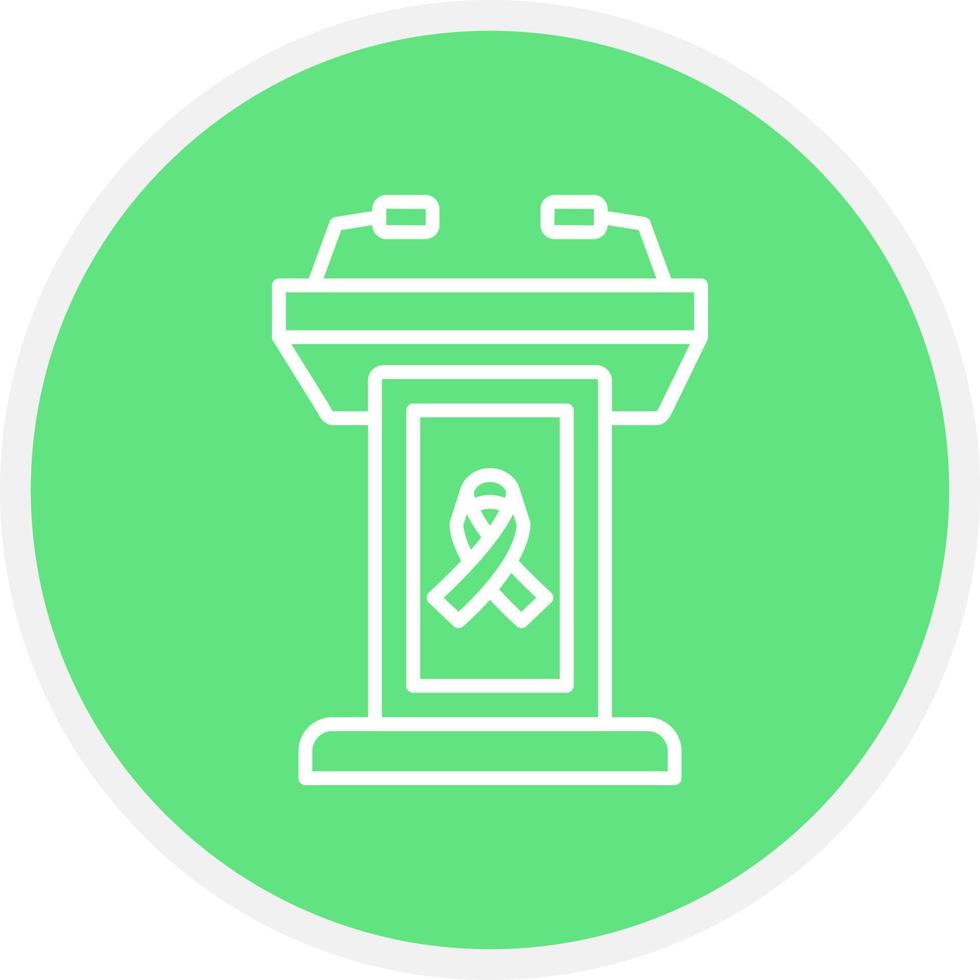 Tribune Creative Icon Design vector