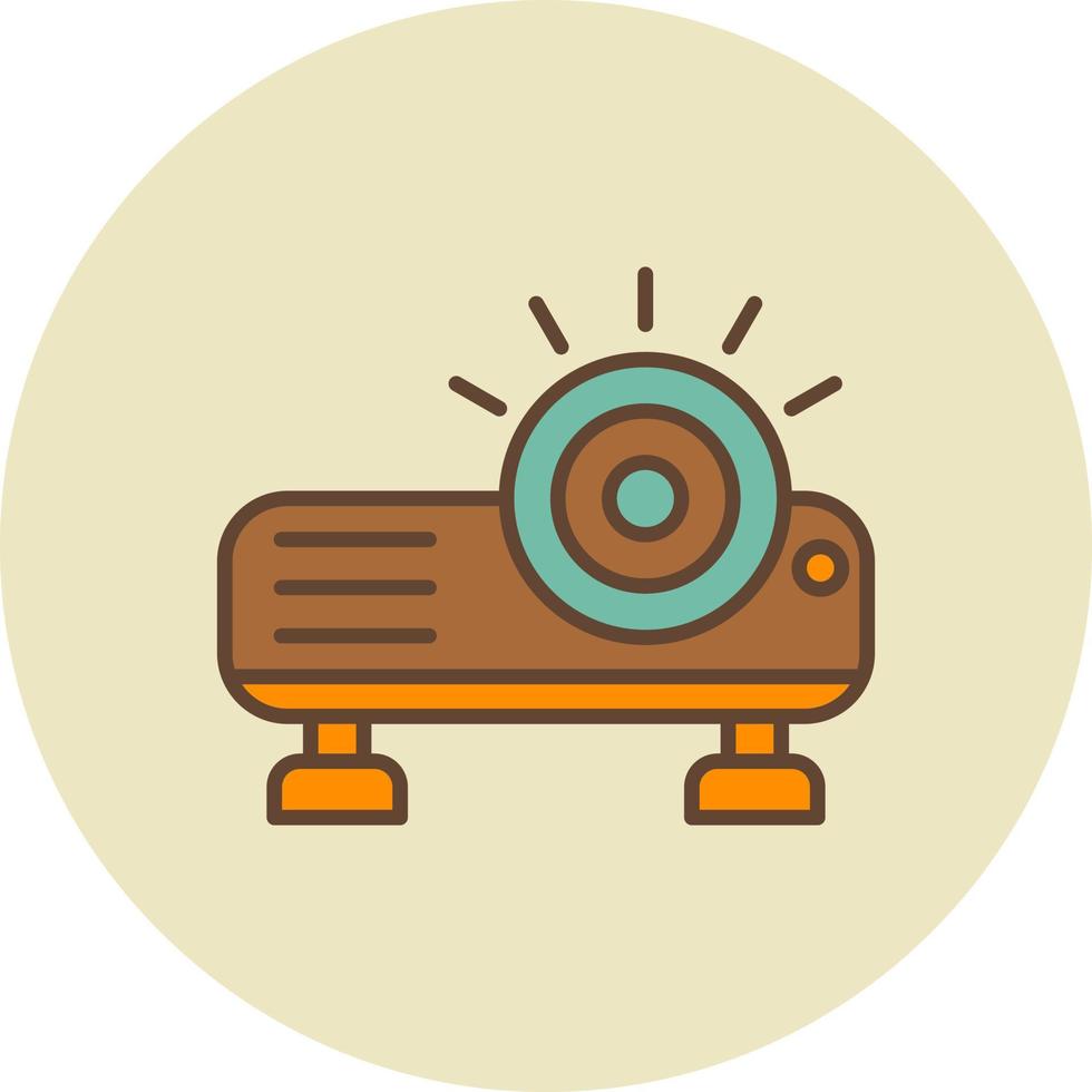 Projector Creative Icon Design vector