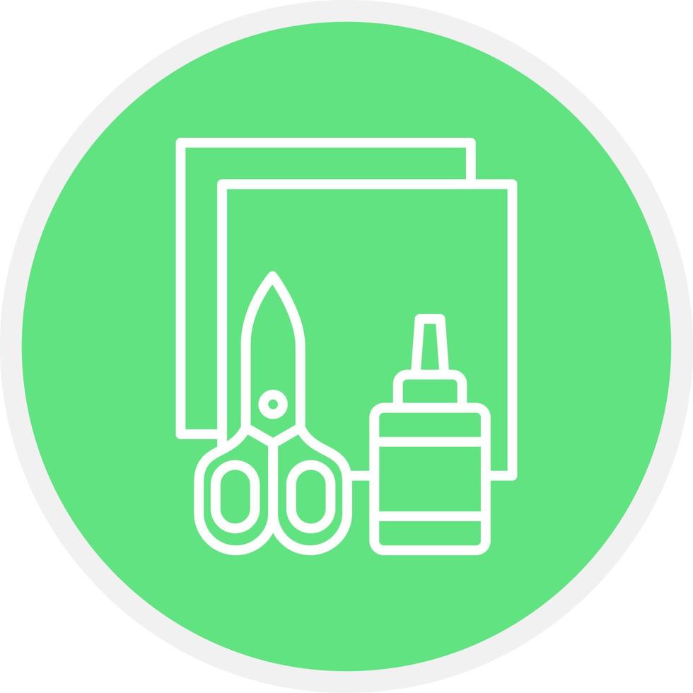 Craft Creative Icon Design vector