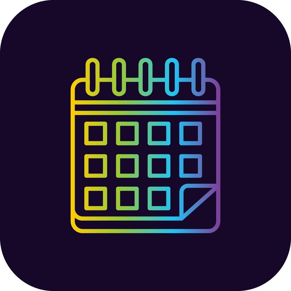 Calendar Creative Icon Design vector